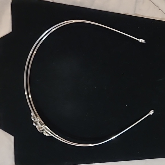 Rhinestone Headband Silver Very Sparkly - Picture 4 of 6